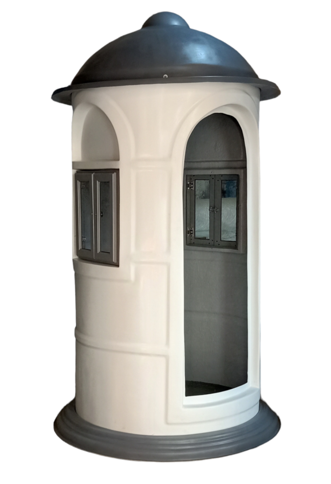 اكشاك امن دائري فيبر جلاس