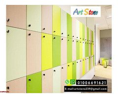 قواطيع فواصل حمامات الكومباكت  .تشطيب مش تلاقيه غير عند شركه ارت ستون - 1