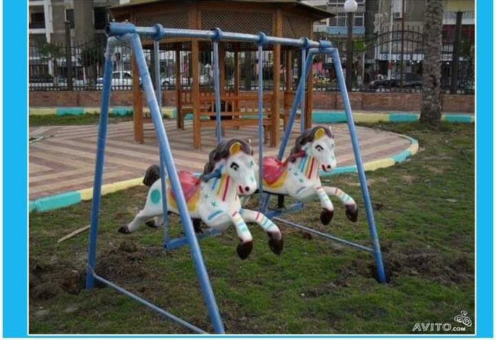 العاب اطفال زحاليق ومراجيح فيبر جلاس الاخلاص