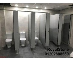 توريد وتركيب قواطيع حمامات HPL COMPACT    شركة رويال ستون بتقدملك افضل سعر للمتر الكومباكت - 1