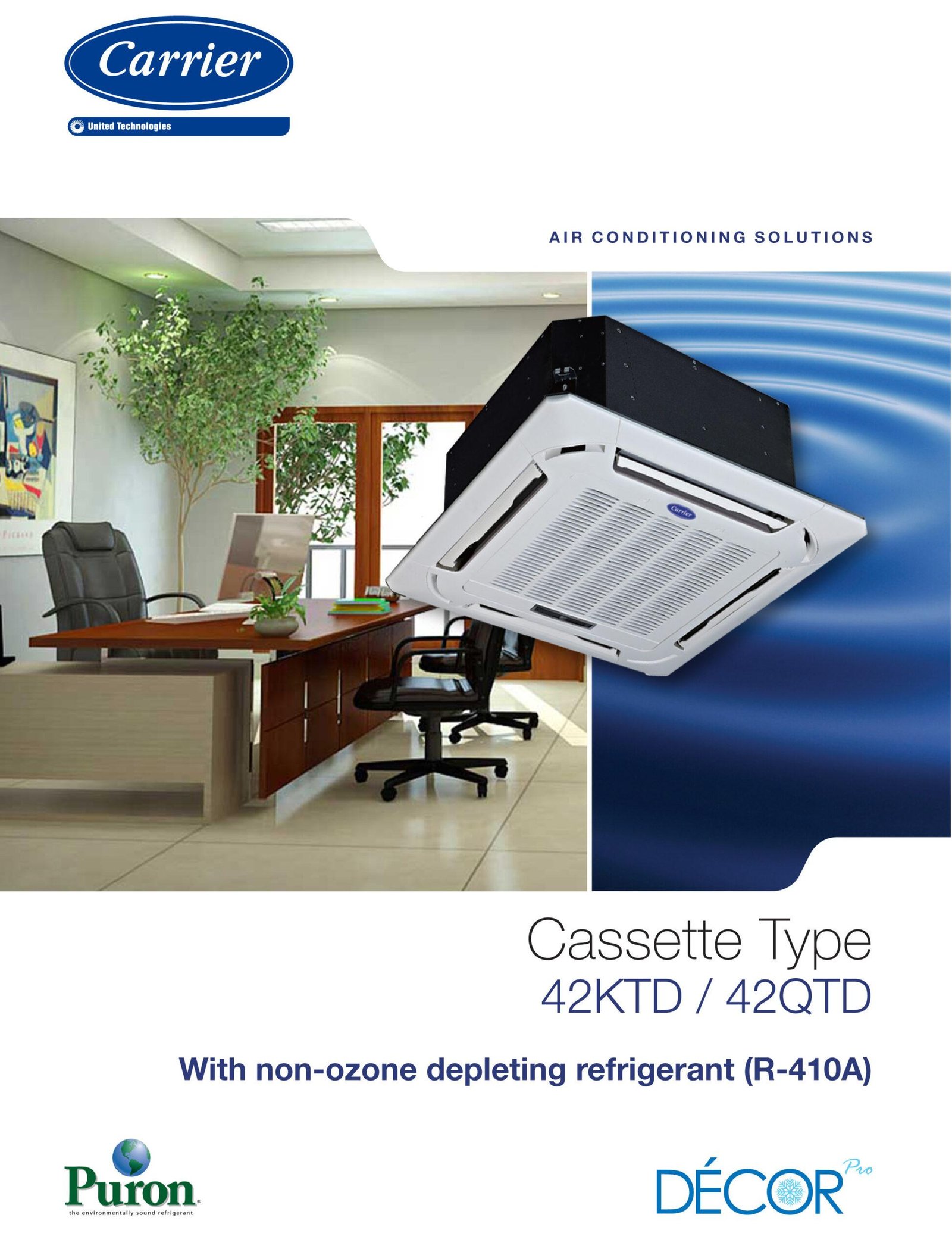 تكييف كاريير كاسيت سكاي سليم sky sliim توزيع ثماني للهواء