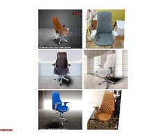 كرسي مكتب هيدروليك نجمه معدن - 2