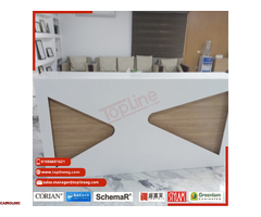 كونترات استقبال - كوريان - رخام صناعى - 1