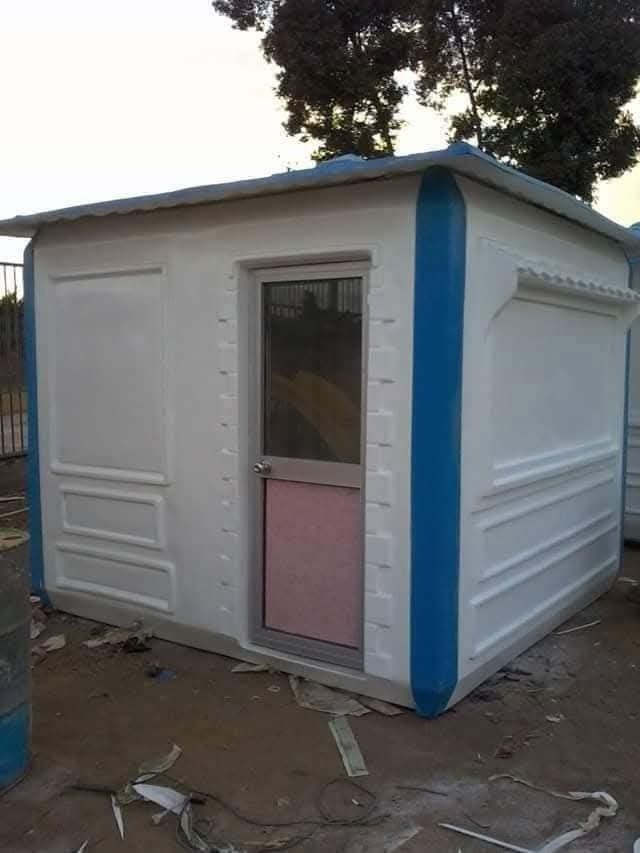 كرفانات ادارية وغرف معيشه فيبر جلاس للمواقع والشركات والنوادي والحدائق من شركة الملوك للفيبر جلاس