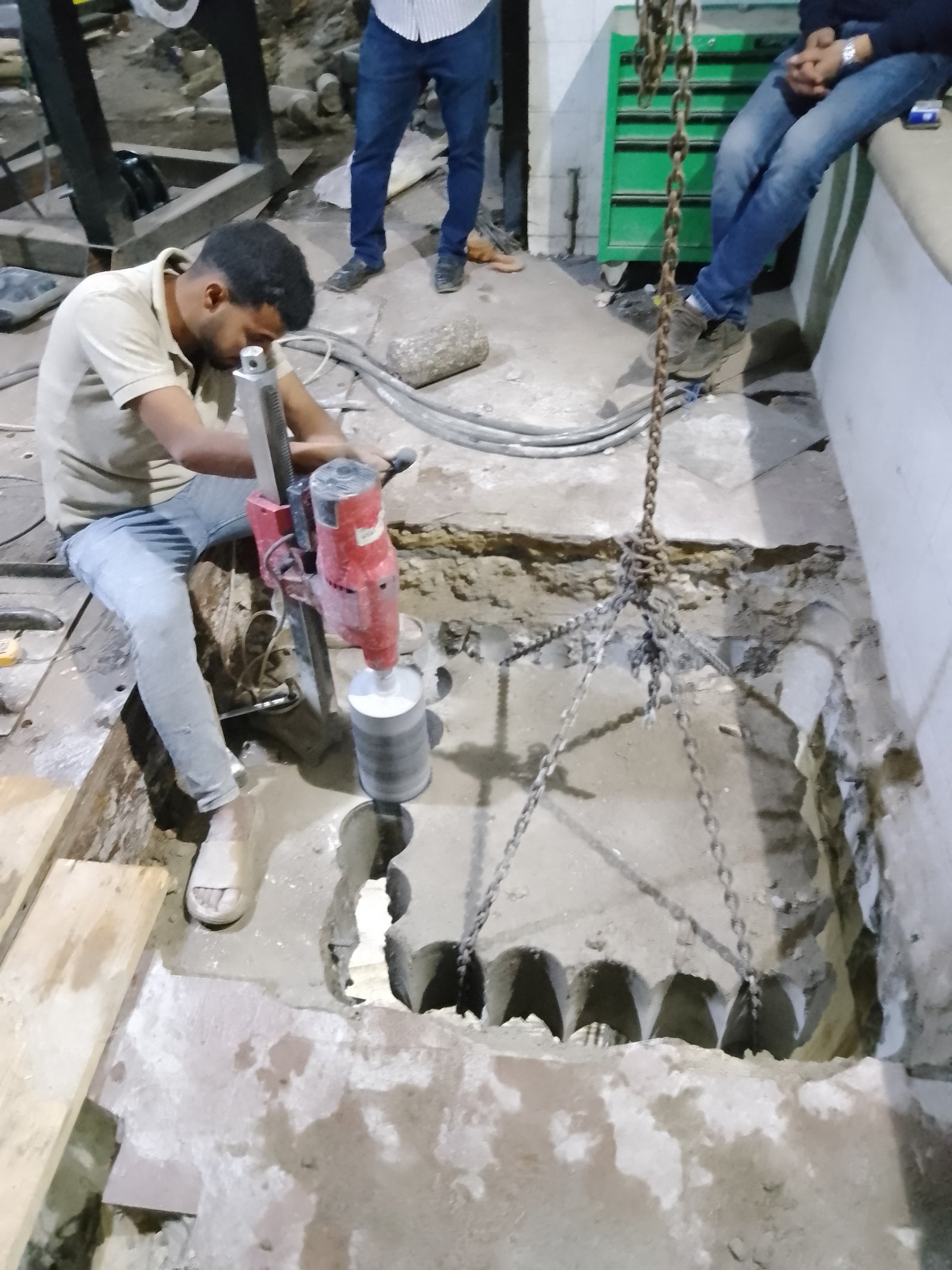 كور لتخريم وتقطيع الخرسنات