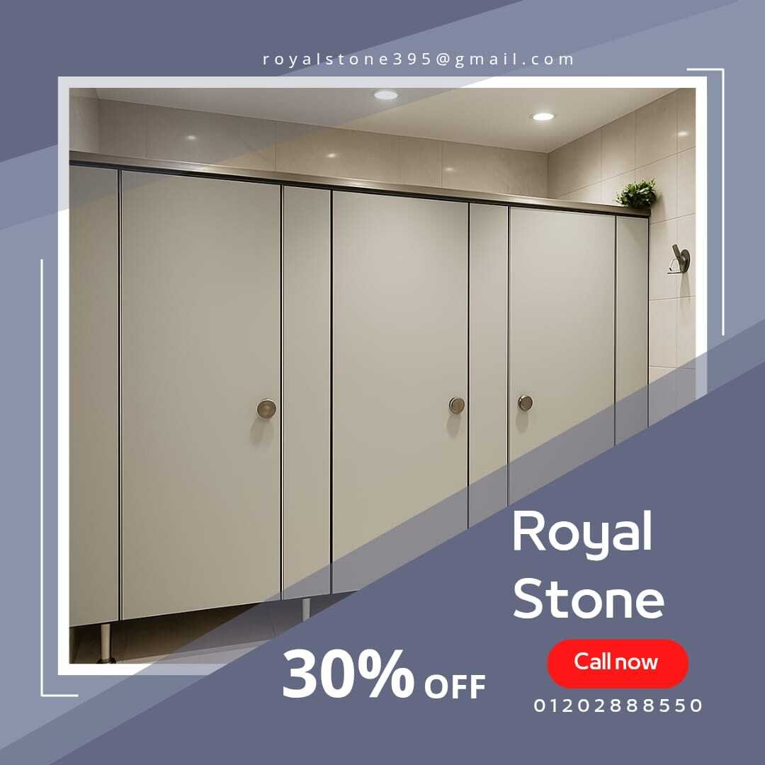 أحسن سعر لفواصل وأبواب الحمامات hpl  خامات مستوردة 12ملي