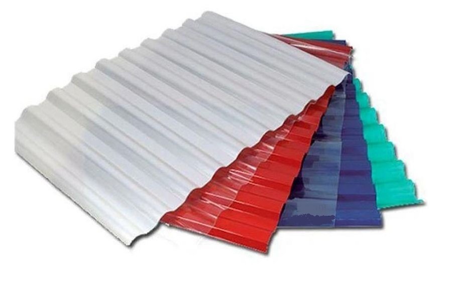 الواح فيبر جلاس شفاف وملون من شركة الملوك للفيبر جلاس