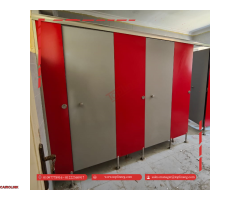 الكومباكت HPL - لقواطيع - فواصل الحمامات - اللوكرز - قرص الترابيزات- Compact HPL for Bathroom doors, - 1